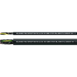 Helukabel 24378 Geleiderkettingkabel M-SPEED 500-C-PUR UL 3 G 0.75 mm² Zwart 100 m