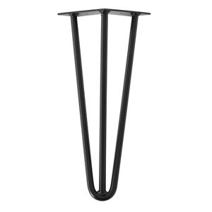 Stalen hairpin zwart hairpin ø 1,2 cm en hoogte 35 cm