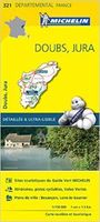 Wegenkaart - landkaart 321 Doubs - Jura | Michelin - thumbnail