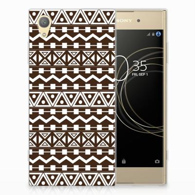 Sony Xperia XA1 Plus TPU bumper Aztec Brown