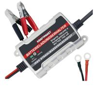 Dino KRAFTPAKET 750 mAh-6 V/12 V druppellader/intelligent en volautomatisch oplaadapparaat/voor loodzuur, gel, EFB, AGM-accu/auto-acculader voor auto, motorfiets, auto, boot, boot