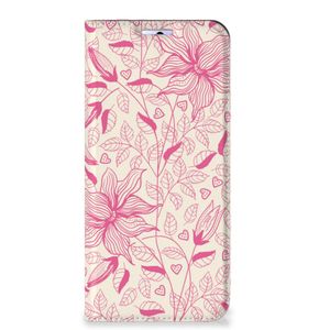 Motorola Moto G31 | G41 Smart Cover Pink Flowers