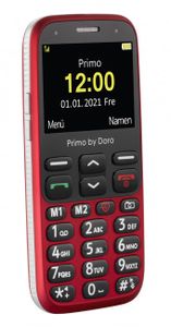 Doro Primo 368 5,84 cm (2.3") 92 g Zwart, Rood Seniorentelefoon