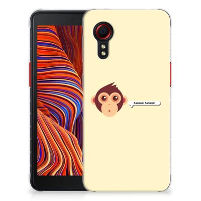 Samsung Galaxy Xcover 5 Telefoonhoesje met Naam Monkey