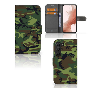 Samsung Galaxy S23 Telefoon Hoesje Army Dark