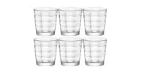 Set van 6x stuks tumbler waterglazen/drinkglazen transparant 240 ml - Drinkglazen