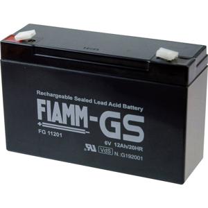 Fiamm PB-6-12 Loodaccu 6 V 12 Ah Loodvlies (AGM) (b x h x d) 151 x 99 x 50 mm Kabelschoen 4.8 mm Onderhoudsvrij, Geringe zelfontlading, VDS-certificering