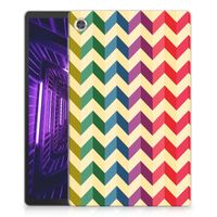 Lenovo Tab M10 Plus Hippe Hoes Zigzag Multi Color - thumbnail