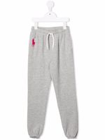 Ralph Lauren Kids pantalon de jogging à motif Polo Pony - Gris