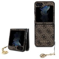 Samsung Galaxy Z Flip5 Guess 4G Charms Collection Hybrid Case - Bruin - thumbnail