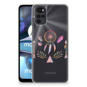 Motorola Moto G22 Telefoonhoesje met Naam Boho Dreamcatcher