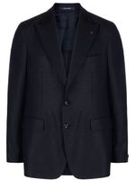 Tagliatore blazer boutonné à revers pointus - Bleu