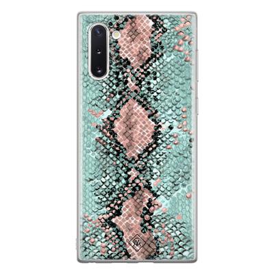 Samsung Galaxy Note 10 siliconen hoesje - Snake pastel