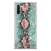 Samsung Galaxy Note 10 siliconen hoesje - Snake pastel