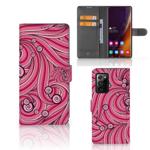 Samsung Galaxy Note20 Ultra Hoesje Swirl Pink