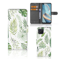 OPPO Reno4 Z Hoesje Leaves - thumbnail