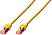 Digitus DK-1644-050/Y RJ45 Netwerkkabel, patchkabel CAT 6 S/FTP 5.00 m Geel Halogeenvrij, Verdraaide paren, Snagless, Vlambestendig 1 stuk(s)