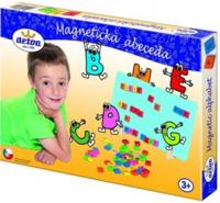 Detoa magneetbord alfabet junior 310 x 165 mm hout 76 delig