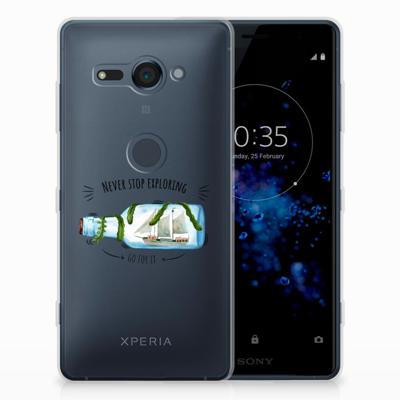 Sony Xperia XZ2 Compact Telefoonhoesje met Naam Boho Bottle