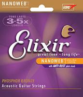 Elixir Strings 16182 snaar voor muziekinstrumenten Akoestisch 6 stuk(s) Staal Gitaar - thumbnail