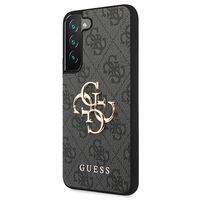 Guess 4G Big Metal Logo Samsung Galaxy S23+ 5G Hybrid Case - Zwart