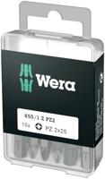Wera Bit-assortiment, 855/1 Z PZ 2 DIY, PZ 2 x 25 mm (10 bits per doos), 05072404001