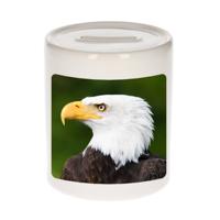 Foto arend spaarpot 9 cm - Cadeau zeearenden / vogel liefhebber - Spaarpotten