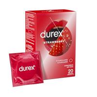 Durex Condooms Strawberry - Aardbeiensmaak - 20 stuks