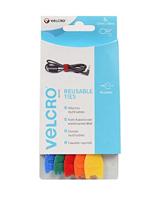 VELCRO Brand Velcro kabelbinders, 12mm x 20cm - bont - 5-pack