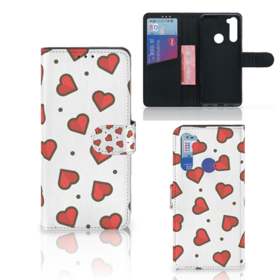 Xiaomi Redmi Note 8T Telefoon Hoesje Hearts