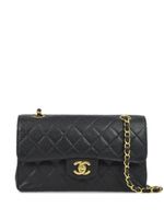 CHANEL Pre-Owned petit sac porté épaule Double Flap (2002) - Noir - thumbnail