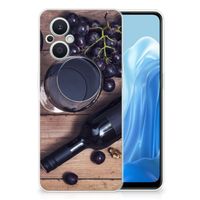 OPPO Reno8 Lite Siliconen Case Wijn - thumbnail