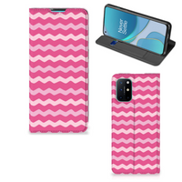 OnePlus 8T Hoesje met Magneet Waves Pink