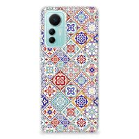 Xiaomi 12 Lite TPU Siliconen Hoesje Tiles Color