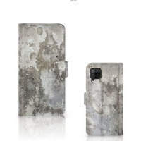 Huawei P40 Lite Bookcase Beton Print - thumbnail