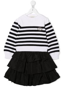 TWINSET Kids ensemble pull-jupe à volants - Blanc