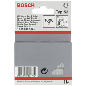 Bosch Accessories 1609200367 Type 53 Afmeting, lengte 12 mm 1000 stuk(s)