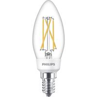 Philips Lighting 77215400 LED-lamp Energielabel F (A - G) E14 Kaars 5 W, 2.5 W, 1 W = 40 W, 18 W, 9 W Warmwit (Ø x l) 3.5 cm x 10.6 cm Dimbaar 1 stuk(s) - thumbnail