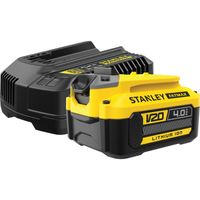 Stanley FATMAX V20 18V Startkit oplader Oplader (2A) en accu (4.0Ah) inbegrepen - thumbnail