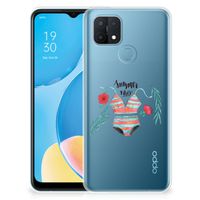 OPPO A15 Telefoonhoesje met Naam Boho Summer - thumbnail