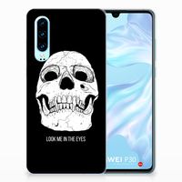 Silicone Back Case Huawei P30 Skull Eyes