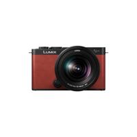 Panasonic Lumix DC-S9KE-R Full-frame Spiegelloze PVlogcamera met Open poort, 24,2 MP, 6K /4K video, 779-punts PDAF, Beeldstabilisatie, Scherm met Vrije Hoek, 5 GHz WiFi, Rood, 20-60 mm (x3 Zoom) Lens