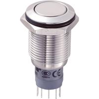 TRU COMPONENTS 701954 LAS2GQF-11/S/P Vandalismebestendige druktoets 250 V/AC 3 A 1x aan/(aan) Moment 1 stuk(s)