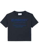 Burberry Kids t-shirt à imprimé Horseferry - Bleu