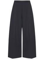 Rosetta Getty pantalon ample à coupe courte - Noir