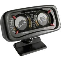 1078140 Inbouwmeter (auto) Hellingsmeter Geel