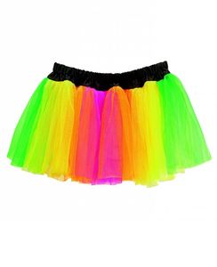 Tutu meerkleurig neon