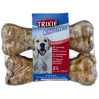10 cm 10x2x35 gr Trixie kauwbot van runderstrotten 10 cm 2 × 35 g/st.