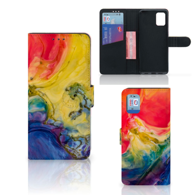 Hoesje Samsung Galaxy A31 Watercolor Dark Hoesje Samsung Galaxy A31 Watercolor Dark