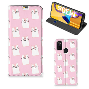 Samsung Galaxy M30s | M21 Hoesje maken Sleeping Cats